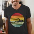 Swimming & Water Sport Vintage For Swimmers & Swim Coaches Men's V-Neck T-Shirt