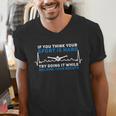 Swimming Apparel For Swim Team Heartbeat Swimmer Men's V-Neck T-Shirt Swimming Apparel For Swim Team Heartbeat Swimmer Men's V-Neck T-Shirt