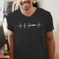 Swimming Heartbeat For Swimmers Small Men's V-Neck T-Shirt Swimming Heartbeat For Swimmers Small Men's V-Neck T-Shirt