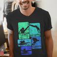 Swimming Swimmers Men's V-Neck T-Shirt Swimming Swimmers Men's V-Neck T-Shirt