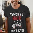 Synchronized Swimming Art For Men Women Synchronized Swim Men's V-Neck T-Shirt