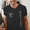 Thai Boxing Muay Thai Men's V-Neck T-Shirt Thai Boxing Muay Thai Men's V-Neck T-Shirt