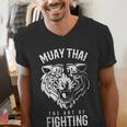 Tiger Muay Thai And Kickboxing Men's V-Neck T-Shirt Tiger Muay Thai And Kickboxing Men's V-Neck T-Shirt