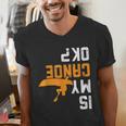 Upside Down Is My Canoe OK Stuff For Canoer Men's V-Neck T-Shirt Upside Down Is My Canoe OK Stuff For Canoer Men's V-Neck T-Shirt