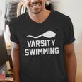 Varsity Swimming For Men Women Men's V-Neck T-Shirt