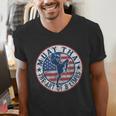 Vintage Muay Thai Karate Boxing Mixed Martial Arts Men's V-Neck T-Shirt