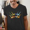 Vintage Synchronized Swimming Artistic Swimming Men's V-Neck T-Shirt