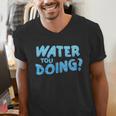 Water You Doing Sea Swimming Swimming Pool Men's V-Neck T-Shirt Water You Doing Sea Swimming Swimming Pool Men's V-Neck T-Shirt