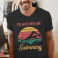 Water Rat Water Sports Hobby Swimming Club Swimming Men's V-Neck T-Shirt