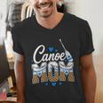 Women's Canoe Mom Leopard Print Paddle River Lake Sport Mother Men's V-Neck T-Shirt