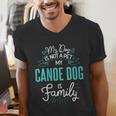 Women's Cute Canoe Dog Shirt Family Dog For Women Men Men's V-Neck T-Shirt