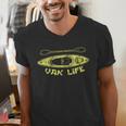 Yak Life Kayaker Or Canoeist Men's V-Neck T-Shirt Yak Life Kayaker Or Canoeist Men's V-Neck T-Shirt