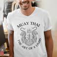 The Art Of 8 Limbs Muay Thai Men's V-Neck T-Shirt The Art Of 8 Limbs Muay Thai Men's V-Neck T-Shirt