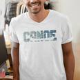 Canoe Canoeing Canoe Raglan Baseball Tee Men's V-Neck T-Shirt Canoe Canoeing Canoe Raglan Baseball Tee Men's V-Neck T-Shirt