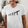 Canoe Evolution Canoeing Shirt T-Shirt Men's V-Neck T-Shirt Canoe Evolution Canoeing Shirt T-Shirt Men's V-Neck T-Shirt