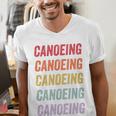 Canoeing Men's V-Neck T-Shirt