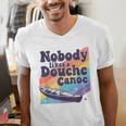 Don’t Be a Douche Canoe Saying Men's V-Neck T-Shirt
