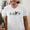 Drum Kit Pulse Line Rock Artist Drum Set Sweatshirt Men's V-Neck T-Shirt Drum Kit Pulse Line Rock Artist Drum Set Sweatshirt Men's V-Neck T-Shirt