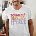 Your First Muay Thai Lecture Is Free Thai Boxing Trainer Men's V-Neck T-Shirt