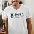 Good Better Best Boxer Kickboxer Fan Muay Thai Boxing Men's V-Neck T-Shirt