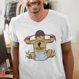 Kickboxing Muay Thai Training Fitness Baby Love Mommy Men's V-Neck T-Shirt