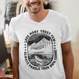 Love Many Trust Few Always Paddle Your Own Canoe Raglan Baseball Tee Men's V-Neck T-Shirt
