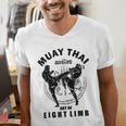 Muay Thai Art Of Eight Limb Men's V-Neck T-Shirt