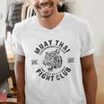 Muay Thai Kickboxing Eight Art MMA Men's V-Neck T-Shirt