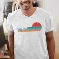 Paddling Canoe Retro Vintage For Canoeists And Paddle Men's V-Neck T-Shirt