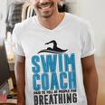 Swim Coach Swimmer Coach Swimming Coach Men's V-Neck T-Shirt Swim Coach Swimmer Coach Swimming Coach Men's V-Neck T-Shirt