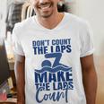 Swimmer Saying Swimming Motivation Professional Swimmer Men's V-Neck T-Shirt