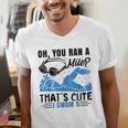 Swimmer Swimming Men's V-Neck T-Shirt