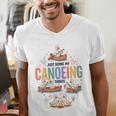 Women's Canoeing Canoe Paddle Water Flatwater Recreational Men's V-Neck T-Shirt