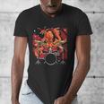 Animal Octopus Musician Drum Kit Octopus Drummer Men's V-Neck T-Shirt Animal Octopus Musician Drum Kit Octopus Drummer Men's V-Neck T-Shirt