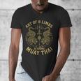 Art Of 8 Limbs MMA Tiger Muay Thai Fighter Muay Thai Men's V-Neck T-Shirt Art Of 8 Limbs MMA Tiger Muay Thai Fighter Muay Thai Men's V-Neck T-Shirt