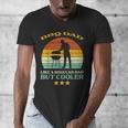 Bbq Dad Cooler Retro Barbecue Grill Fathers Day Daddy Papa Men's V-Neck T-Shirt