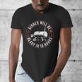 BBQ Dad Smoking Meat Smoker Barbecue Dad Apparel Men's V-Neck T-Shirt