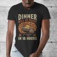 BBQ Dad Smoking Meat Smoker Barbecue Men's V-Neck T-Shirt