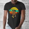 Bigfoot Kayak Paddling Lake Rafts Inflatable Canoe Sasquatch Men's V-Neck T-Shirt