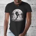 Bigfoot Muay Thai Boxer Martial Arts Sasquatch Men's V-Neck T-Shirt Bigfoot Muay Thai Boxer Martial Arts Sasquatch Men's V-Neck T-Shirt