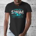 Born To Swim Swimmers For Swimming Athlete Men's V-Neck T-Shirt