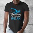 Breathing Is For The Weak Swimming Swimmer Men's V-Neck T-Shirt Breathing Is For The Weak Swimming Swimmer Men's V-Neck T-Shirt