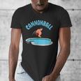 Cannonball Swimming Pool Fun Diving Diver Swimmer Cool Men's V-Neck T-Shirt