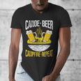 Canoe Beer Campfire Repeat Kayak Canoe Men's V-Neck T-Shirt