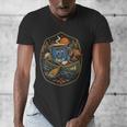 Canoe Camp Coffee Canoeing Paddle Men's V-Neck T-Shirt Canoe Camp Coffee Canoeing Paddle Men's V-Neck T-Shirt
