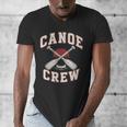 Canoe Crew Paddling Team Retro Graphic Men's V-Neck T-Shirt