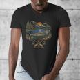 Canoe And Lake Camping Paddle Camp Men's V-Neck T-Shirt