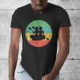 Canoeing Shirt Vintage Retro Canoe Men's V-Neck T-Shirt