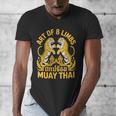 Cute Muay Thai Art For Men Women Kids Muay Thai Lovers Men's V-Neck T-Shirt Cute Muay Thai Art For Men Women Kids Muay Thai Lovers Men's V-Neck T-Shirt