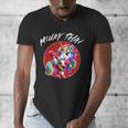 Cute Thai Boxing And Muay Thai Unicorn Men's V-Neck T-Shirt Cute Thai Boxing And Muay Thai Unicorn Men's V-Neck T-Shirt